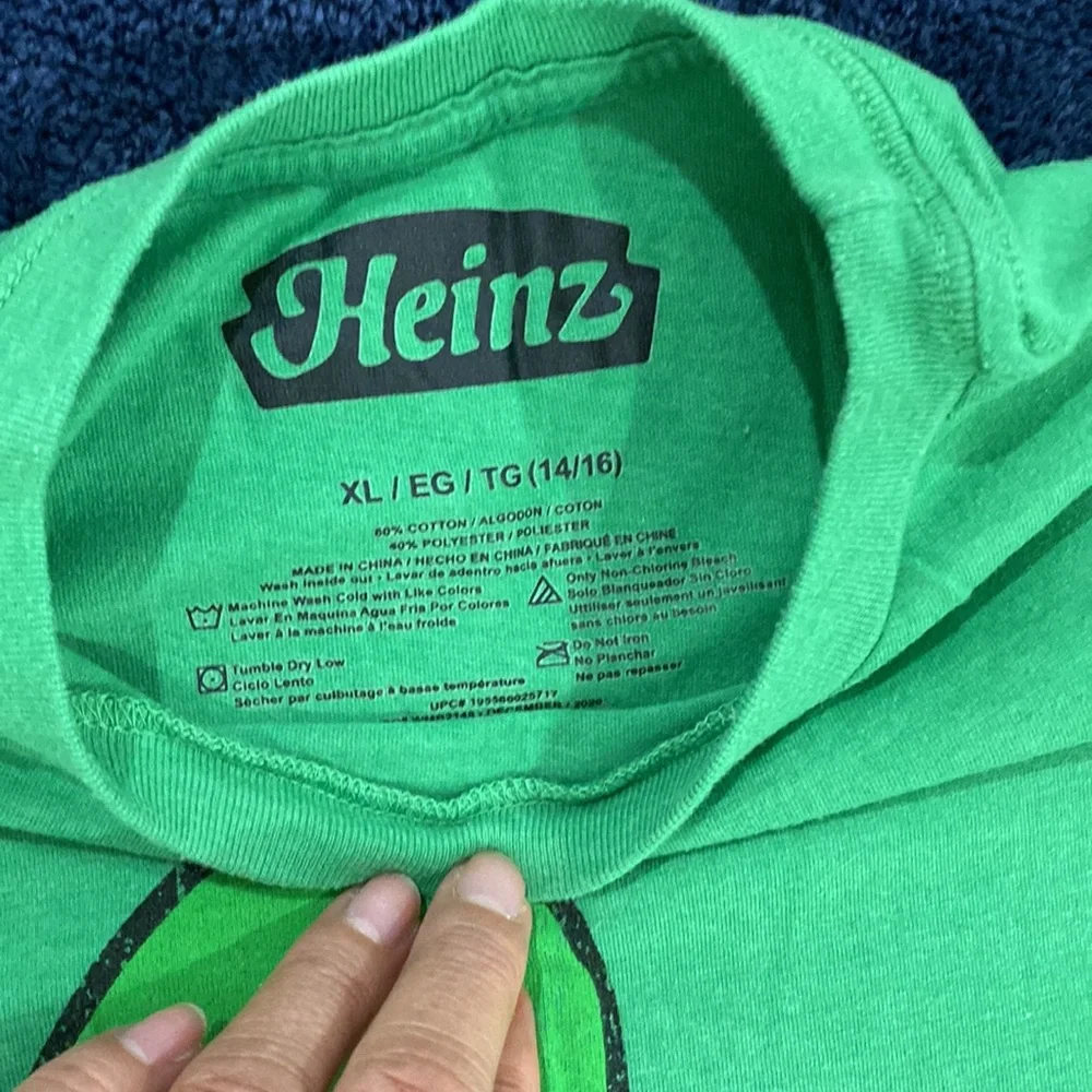 HEINZ - Green T shirt - Ch XL - 14/16 - Picture 5 of 7